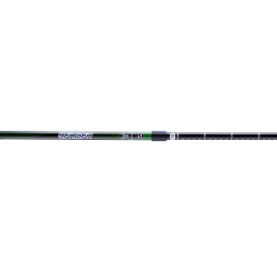 Палки для скандинавской ходьбы Rainbow, 77-135 см, 2-секционные, чёрный/ярко-зелёный