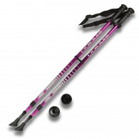 Палки для скандинавской ходьбы телескопические INDIGO SL-1-2 85-135 см Фиолетовый