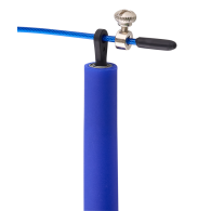 Скакалка RP-202 с подшипниками, с пластиковыми ручками, темно-синий, 3 м